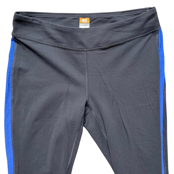 Lucy (Large) Powermax Dark Grey & Blue Gym Leggings - VGC - Picture 3 of 7